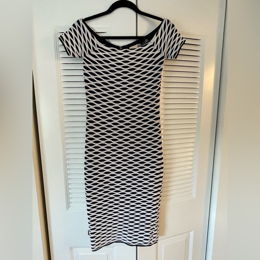 MICHAEL Michael Kors Midi Off-the-Shoulder Dress, Size Small.